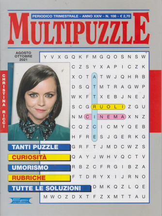 Multi Puzzle - n. 108 - trimestrale - agosto - ottobre 2021