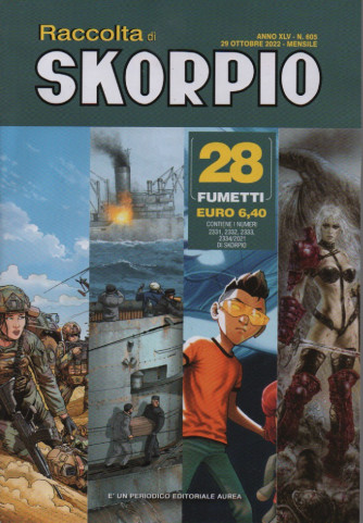Raccolta di Skorpio - n. 605 - 29 ottobre 2022 - mensile - 28 fumetti