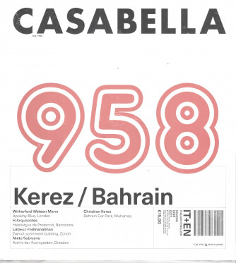 Casabella - mensile  n. 958 - giugno 2024 - italian - english