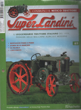 Costruisci il mitico trattore SuperLandini uscita  n. 65 - 18/7/2023 - settimanale