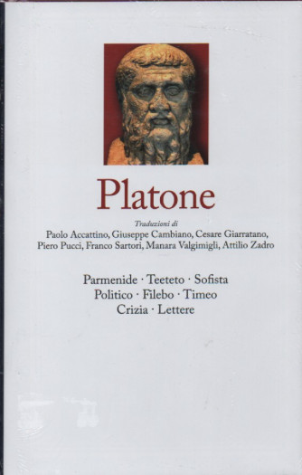 I grandi filosofi- Platone - Parmenide - Teeteto - Sofista - Politico - Filebo - Timeo - Crizia - Lettere--  n. 16  -      settimanale - 16/9/2022 - copertina rigida
