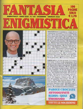 Fantasia enigmistica - n. 180 - bimestrale - dicembre - gennaio 2023 - 100 pagine