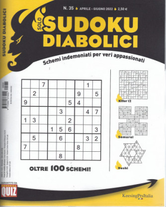 Abbonamento Solo Sudoku Diabolici (cartaceo  trimestrale)