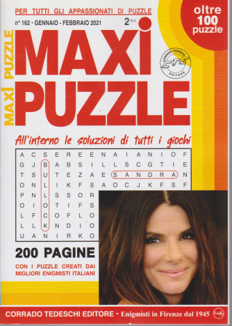Maxi Puzzle - n. 162 - gennaio - febbraio 2021- trimestrale - 200 pagine