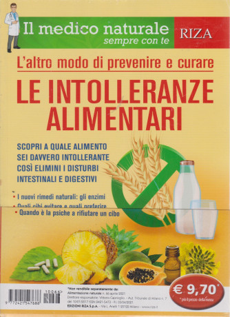 Alimentazione naturale -Le intolleranze alimentari  - n. 66 - aprile  2021