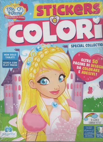 Color Yellow - Stickers e colori -Play Princess - Principesse da sogno -  mensile - 20/1/2023