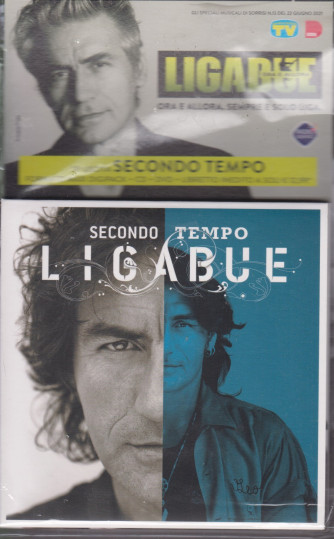 Cd Sorrisi Collezione 2 - n. 26- Ligabue  -13° cd -Secondo tempo    - luglio 2021  - settimanale - formato maxi digipack + libretto inedito+cd + dvd     cd + dvd