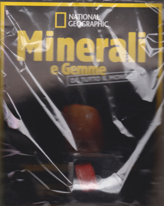 Minerali e gemme da tutto il mondo - National Geographic - Diaspro rosso levigato n. 13 - settimanale - 23/4/2021