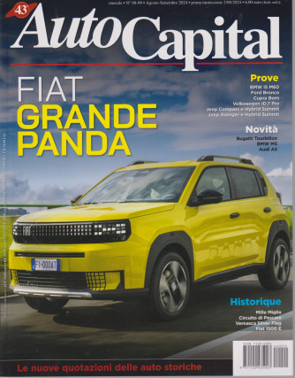 Auto Capital - n. 9 -agosto - settembre      2024 - mensile