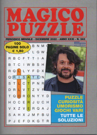 Magico puzzle - n. 343 - mensile - dicembre 2022 - 100 pagine