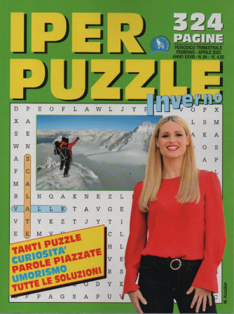 Iper puzzle  inverno - n. 84 - trimestrale - febbraio - aprile 2023 - 324 pagine