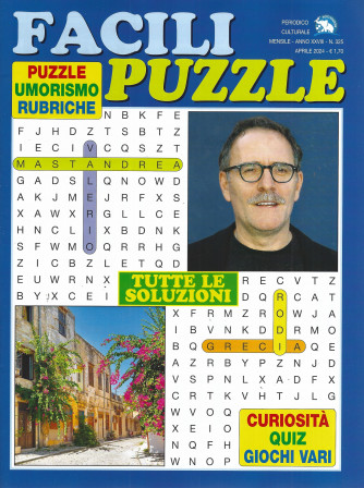 Facili puzzle - n. 325 - mensile  -aprile   2024