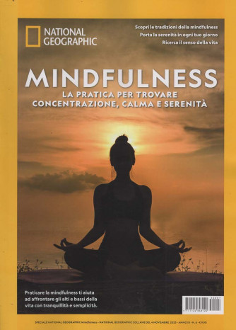 Speciale National Geographic - Mindfulness - Uscita n.7 - 4 Novembre 2025