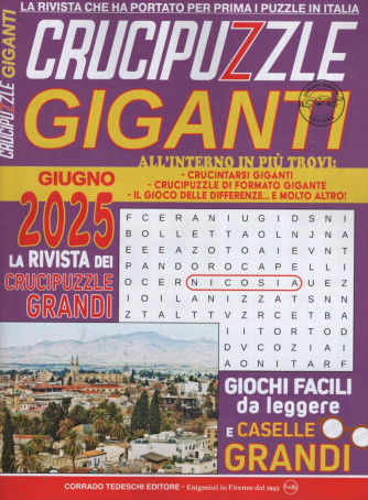 Crucipuzzle Giganti - Uscita n.46 - 27 Maggio   2025 - Mensile