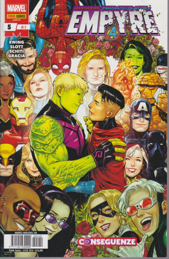 Marvel miniserie - n. 240 - Empyre - Conseguenze- quindicinale - 24  dicembre 2020