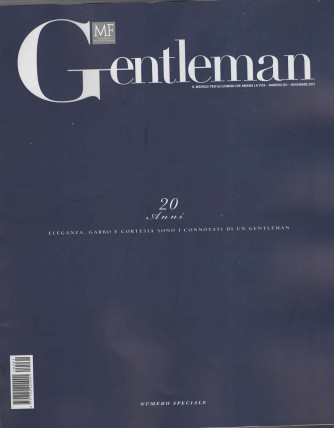 Gentleman - n. 261 - Novembre 2021 - mensile -numero peciale