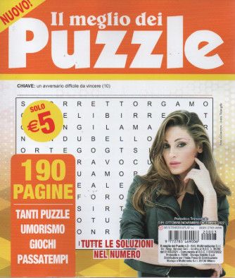 Il meglio dei puzzle -   n. 3- trimestrale - ottobre/novembre/dicembre 2022 - 190 pagine
