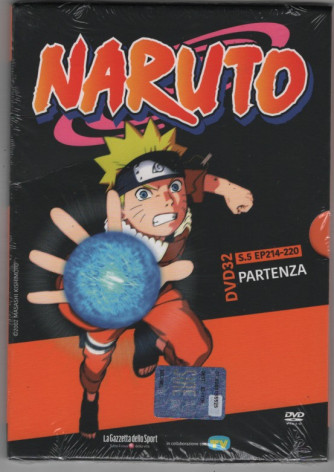 Naruto - dvd 32  - Partenza  - s. 5 EP 214/220 - settimanale