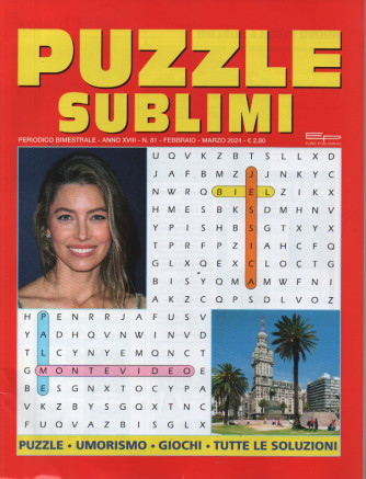 Puzzle sublimi - n. 81 - bimestrale -febbraio - marzo  2024