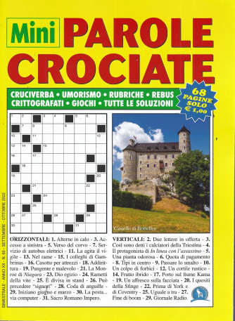 Mini Parole Crociate - n. 60 - bimestrale -settembre - ottobre   2022- 68 pagine