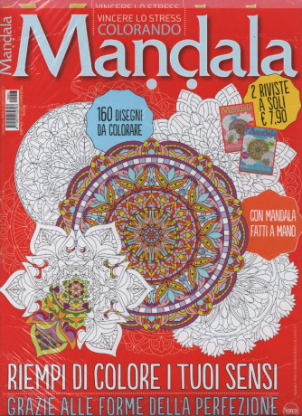 Color relax speciale mandala - n. 3 - bimestrale - dicembre - gennaio 2023 - 2 riviste