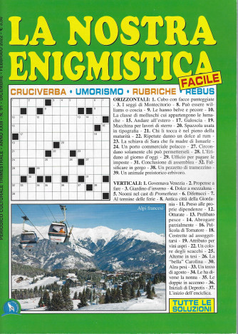 La Nostra Enigmistica facile - n. 91 - trimestrale - dicembre - febbraio   2022