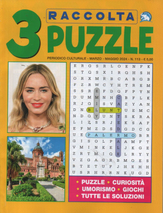 Raccolta 3 puzzle - n. 113 - marzo - maggio 2024