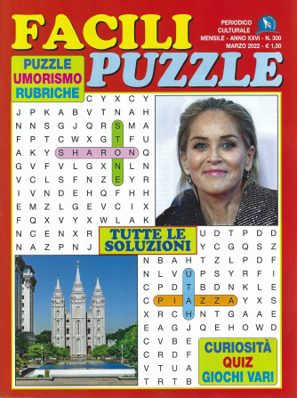 Facili puzzle - n. 300 - mensile  - marzo  2022