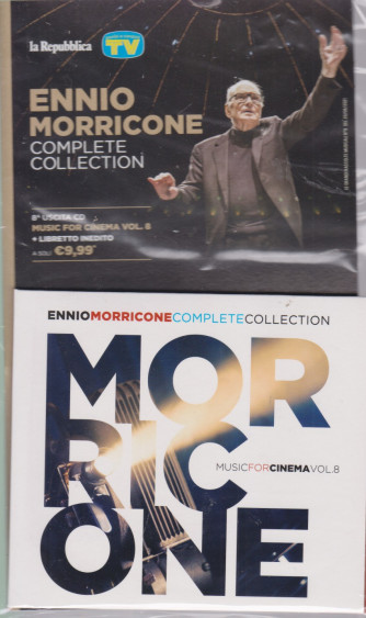 Gli speciali musicali di Sorrisi - n. 25 -20/8/2021 -Ennio Morricone - Complete collection -ottava   uscita cd Muisc for cinema vol. 8 + libretto inedito