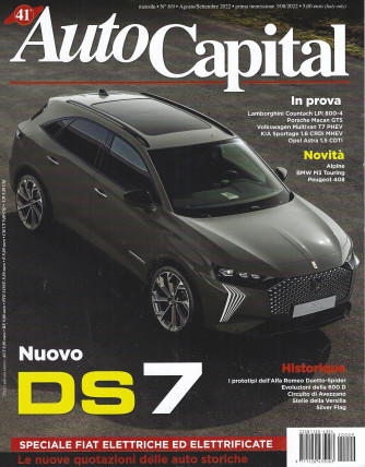 Auto Capital - n. 9  -  mensile -agosto - settembre   2022
