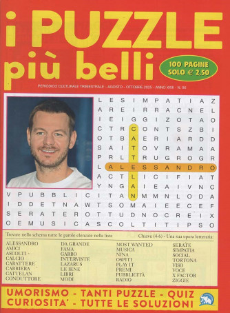 I Puzzle più Belli - Uscita n.90 - 24 Luglio 2025 - Trimestrale