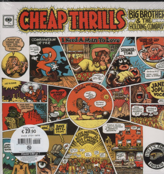 LP vinile 33 giri: Cheap Thrills dei Big Brother and the Holding Company  (1968)