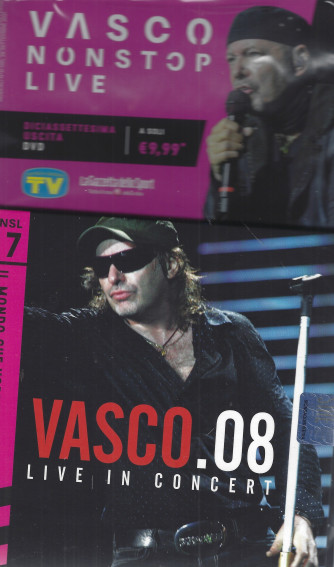 Vasco nonstoplive - 17°uscita - Vasco.08 live in concert - dvd - 13/09/2022 - settimanale
