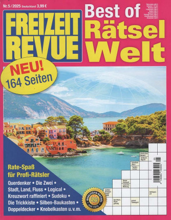 Freizeit Revue - Best of Rätsel Welt - Uscita n.5 - 7 Novembre 2025 - Trimestrale - In lingua tedesca