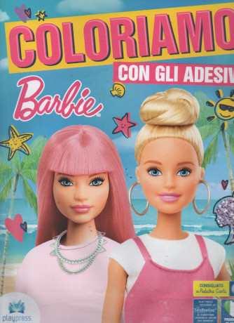 Coloriamo con gli adesivi - Barbie - n. 10- maggio - giugno 2023 - bimestrale