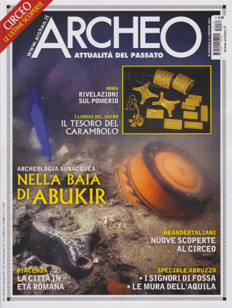 Archeo - n. 438- mensile - 7 agosto   2021