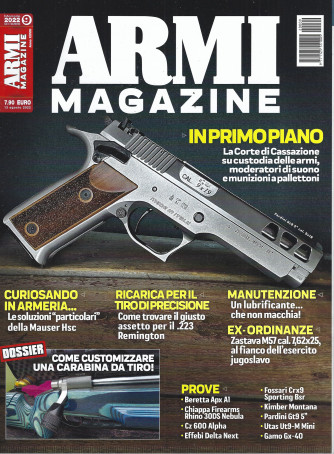 Armi magazine - n. 9  -settembre  2022 - mensile