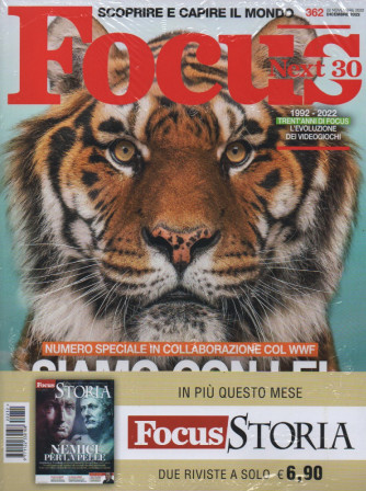 Focus  + Focus Storia - n. 362- dicembre   2022 - 2 riviste