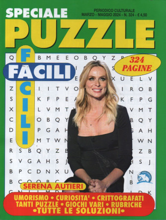 Speciale puzzle facili facili - n. 324 -marzo - maggio 2024- 324 pagine