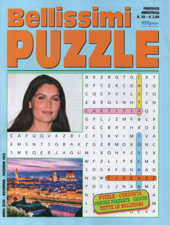 Bellissimi puzzle - n. 132 - bimestrale -novembre - dicembre   2023