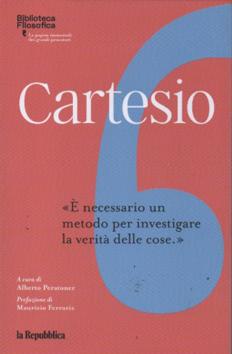 Biblioteca filosofica -Cartesio - n. 22 -200  pagine - La Repubblica