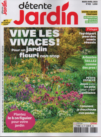 Detente jardin - n. 160 - mars/avril 2023 - in lingua francese