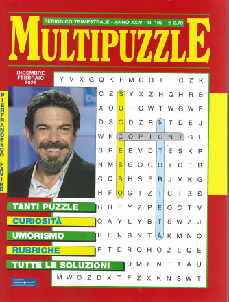 Multi Puzzle - n. 109 - trimestrale - dicembre - febbraio  2022