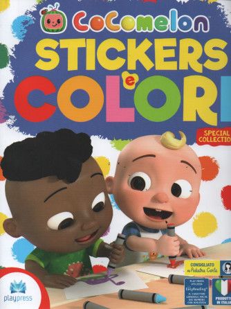 Cocomelon stickers e colori - n. 10 - giugno - luglio  2023 - bimestrale