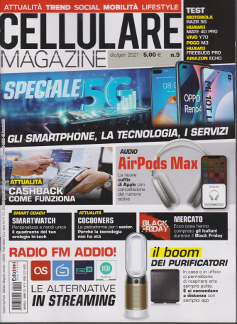 Cellulare Magazine - n. 9 - dicembre - gennaio 2021 - mensile -