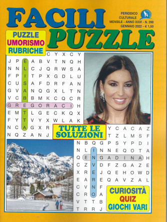 Facili puzzle - n. 298 - mensile - gennaio 2022