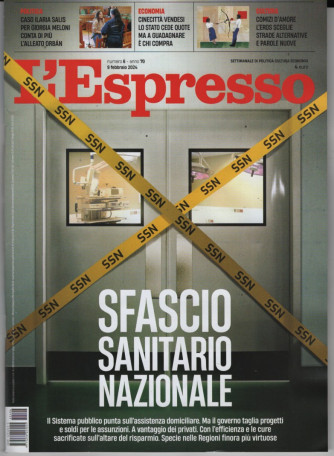 L'Espresso - n. 6  - 9 febbraio 2024 - settimanale