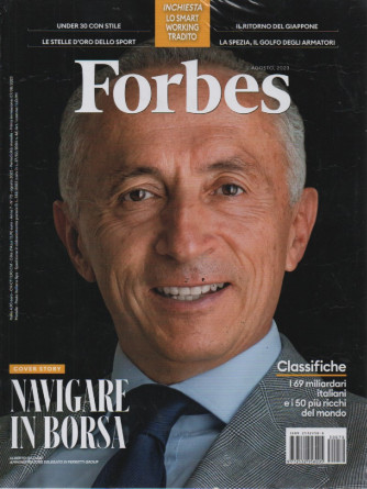 Forbes - n. 70 -agosto      2023  - mensile - + Forbes small giants -    2 riviste