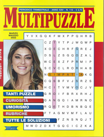 Multi Puzzle - n. 110 - trimestrale - marzo - maggio   2022