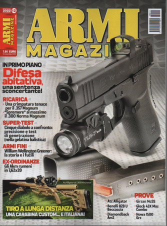 Armi magazine - n. 12  - dicembre 2022 - mensile